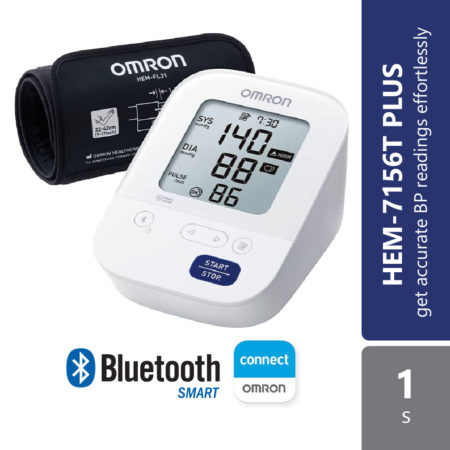 Omron AP Auto Blood Pressure Monitor HEM-7156T | Measure Mean Blood Presure & Pulse Rate