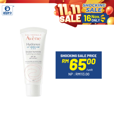 Avene Hydrance Light Uv Spf30 Hydrating Emulsion(For Normal Combination Skin) 40ml