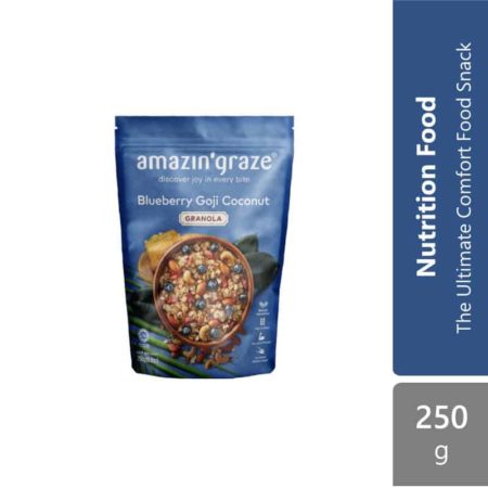 Amazin' Graze Coconut Granola 250g (Blueberry Goji/ Hazelnut Blackforest/ Banana Bread)