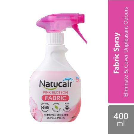 Natucair Fabric Spray (Pink Blossom) 400ml | Eliminate & Cover Unpleasant Odors