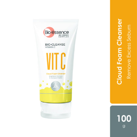 Bio Essence Bio-Cleanse Vitamin C Cloud Foam Cleanser 100g | Remove Excess Sebum