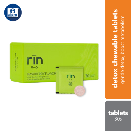 Byuti Rin Weight Loss & Gentle Detox Chewable Tab Raspberry 30s | Carb Blocker, Fat Loss