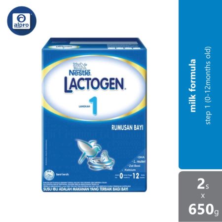 Lactogen 1 BIB 2x650g | Enriched With DHA For Brain Development