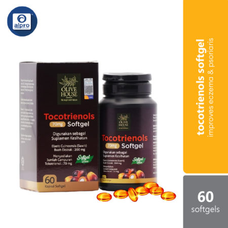 Olive House Tocotrienols Softgel 70mg 60s | Reducing Symptoms of Fatty Liver Disease