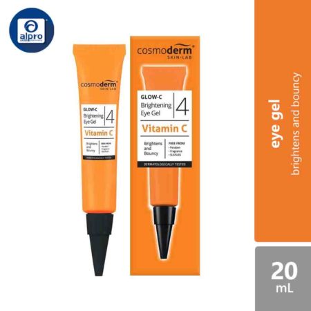 Cosmoderm Glow-C Brightening Eye Gel 20ml | Vitamin C / Brightens and Bouncy