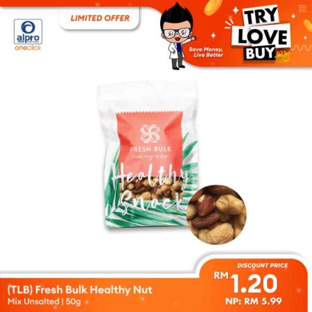 (TLB) Fresh Bulk Healthy Nut Mix Unsalted | 50g