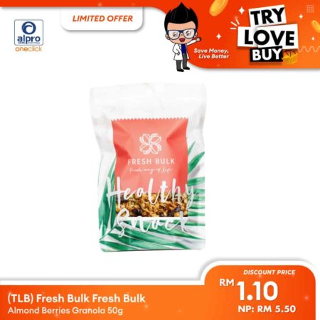 (TLB) Fresh Bulk Fresh Bulk Almond Berries Granola 50g