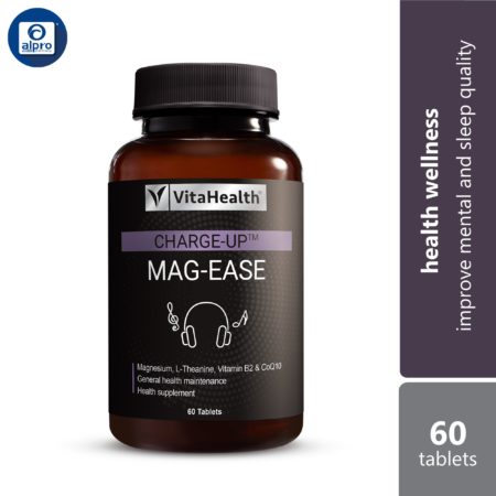 Vitahealth Charge-Up Mag-Ease 30s | Improve Mental and Sleep Quality