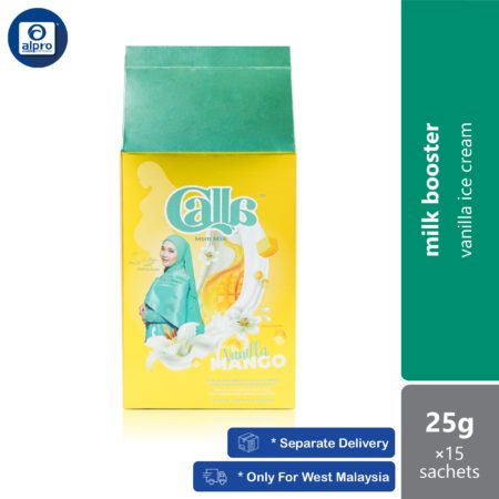 Calla Mom Milk Vanilla Mango 25g ×12s | Vanilla Ice Cream and Sweet Mango