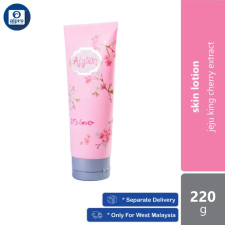 Alyson Body Lotion It's Love 220g | Jeju King Cherry Extract