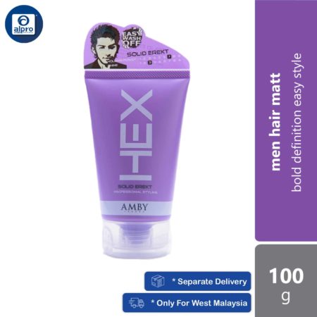 Amby London Hex Solid Erekt 100g | Bold Definition and Easy Style