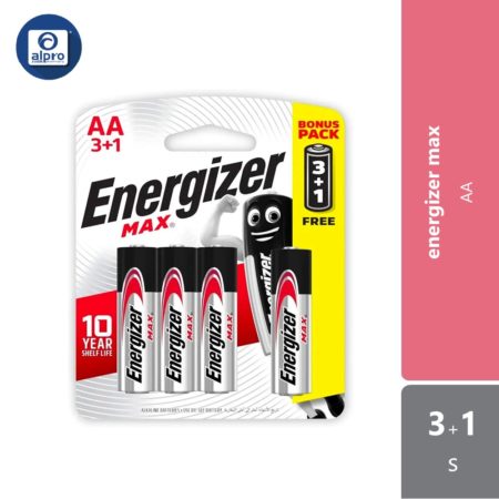 Energizer Max (AA/ AAA) 3 Free 1