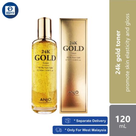 ANJO Professional 24k Gold Toner 120mL | Promote Skin Elasticity and Gloss