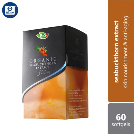 Bioplus Organic Seabuckthorn Extract 60s | Skin Nourishment & Anti-Aging (Exp: 06/25)