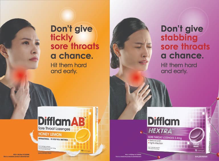 Difflam Ab For Dry, Tickly Sore Throat