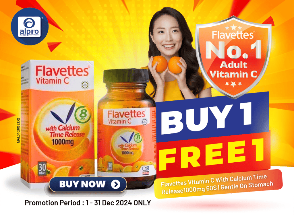 Flavettes Vitamin C 250mg Sugar Free Orange 100s