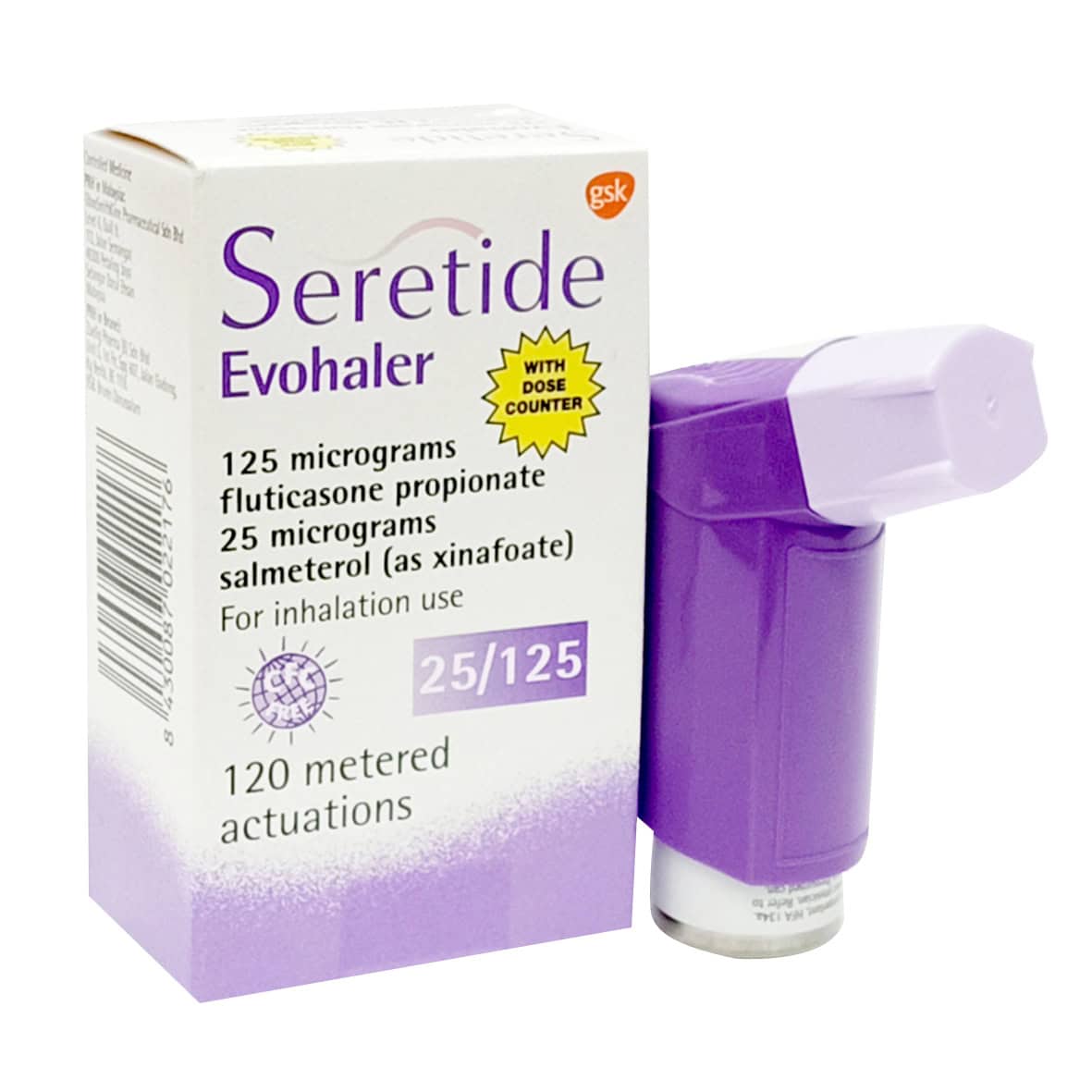 Seretide Evohaler 25/125mcg 120doses - Alpro Pharmacy