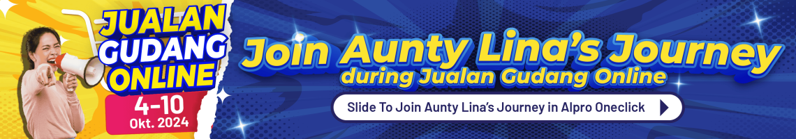 Artboard 8Jualan Gudang Online October 2024 - Auntly Lina Event Overview