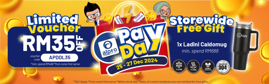 OC DESKTOP - STOREWIDE FREE GIFTS - Alpro Payday December 2024 - OC Banner