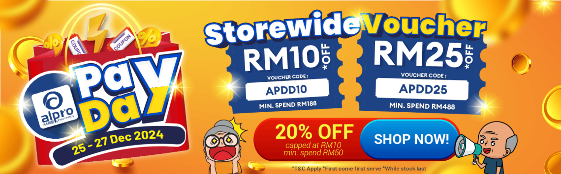 OC Desktop - STOREWIDE VOUCHER - Alpro Payday December 2024 - OC Banner