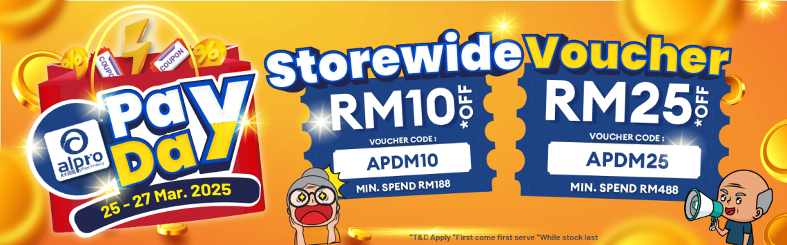 OC Desktop - STOREWIDE VOUCHER - Alpro Payday Mar 2025 - OC Banner