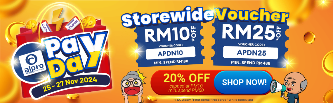 OC Desktop - STOREWIDE VOUCHER - Alpro Payday November 2024