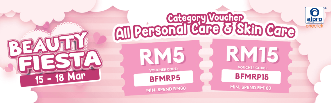 Personal Care Vouchers - Desktop - Beauty Fiesta Mar 2025 - OC Banner