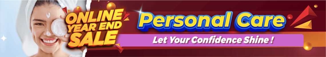 Personal CareYear End Sale 2024 - Category Mid Banner