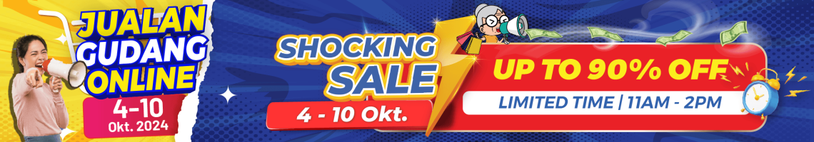 Shocking Sale - Jualan Gudang Online October 2024 - Category Mid Banner