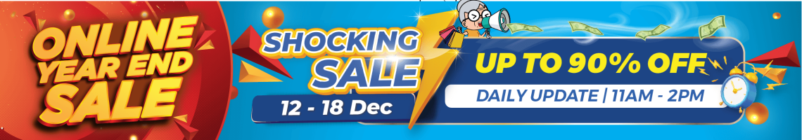 Shocking SaleYear End Sale 2024 - Category Mid Banner